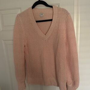 J. Crew Soft Blush V-Neck Sweater